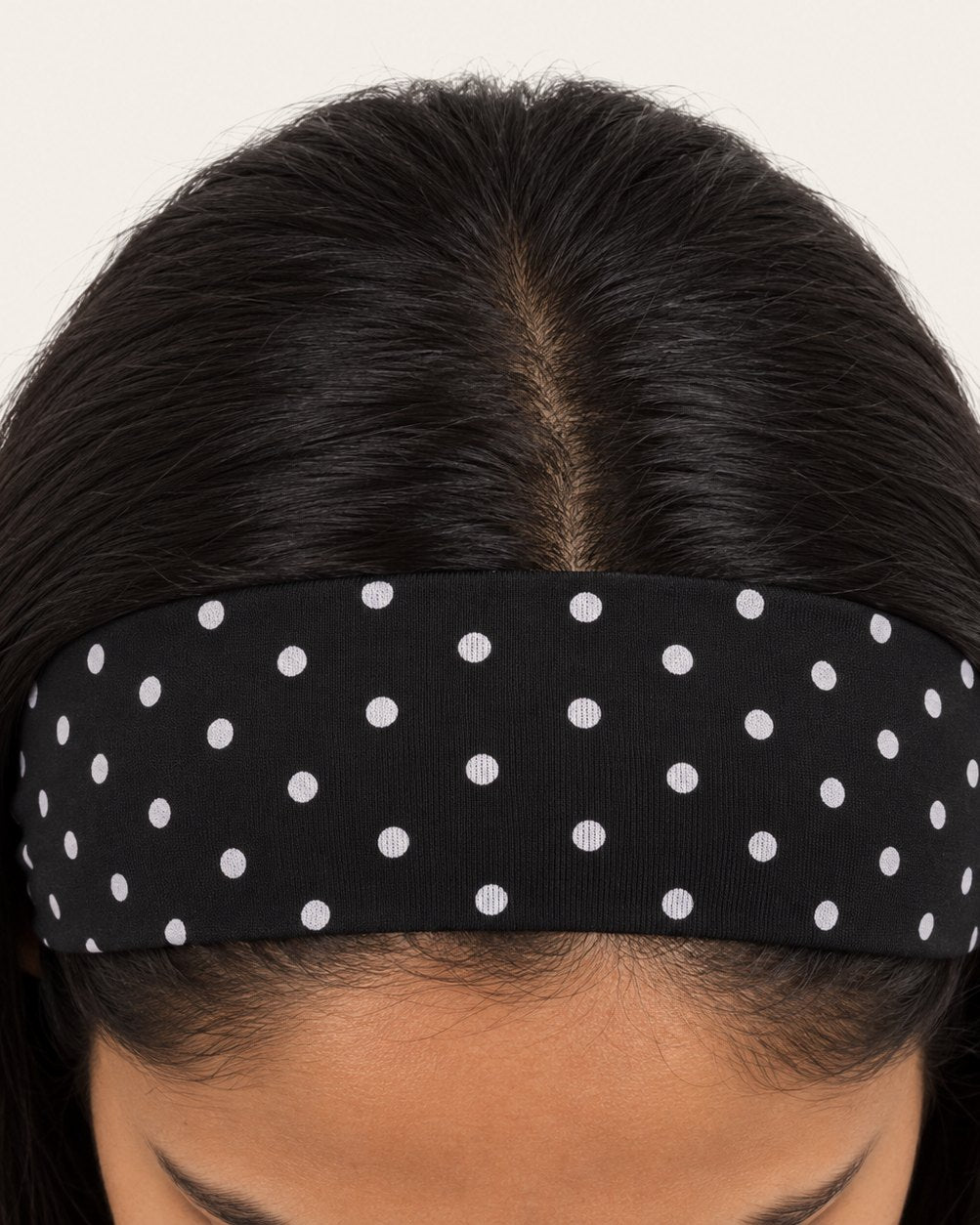 The Dot Band in Black, worn