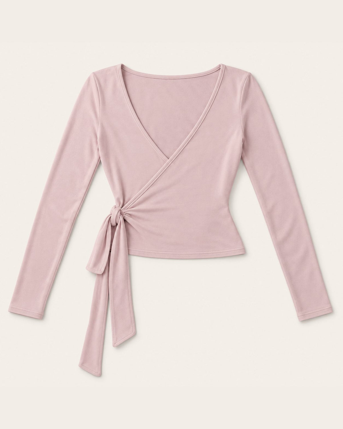 The Plié Wrap in Pink, flat lay