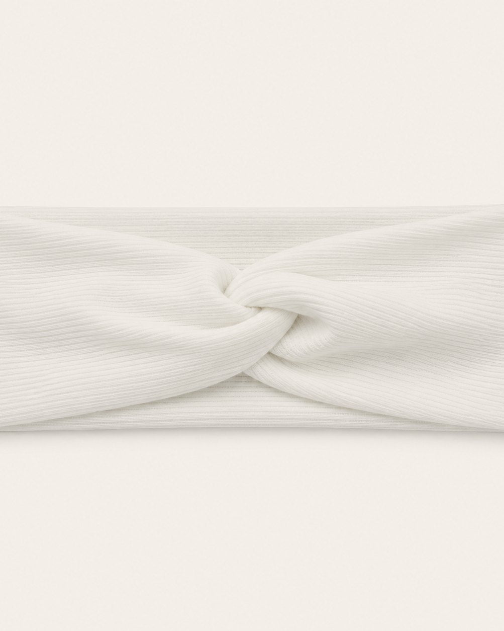 The Twist Band in White